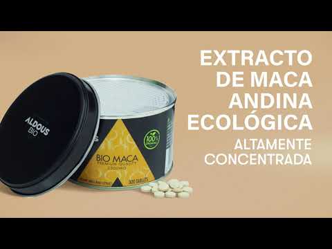 Extracto de Pura Maca Andina Ecológica Premium | Certificación Ecológica Oficial | Aldous Bio