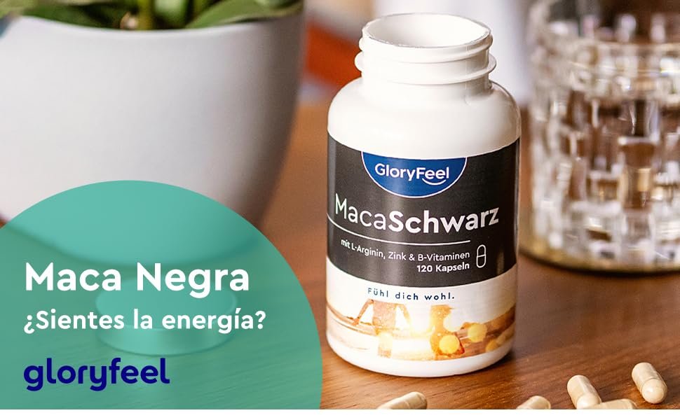 GloryFeel Maca para sentirte con más energía