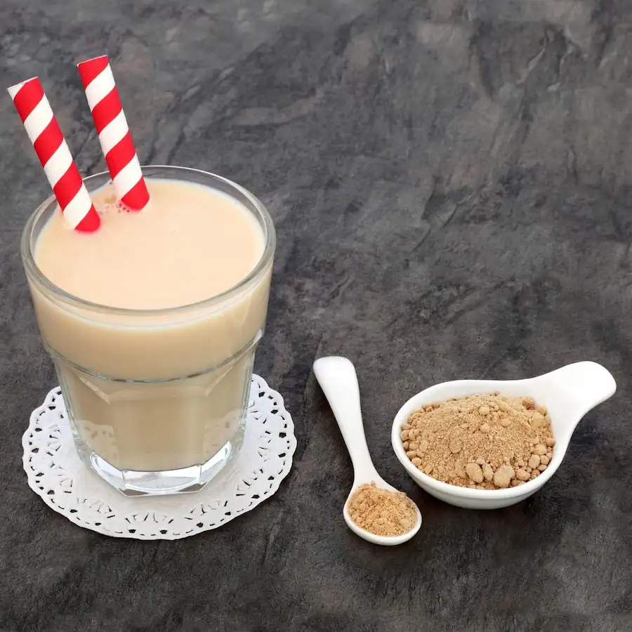 Batido de maca gelatinizada