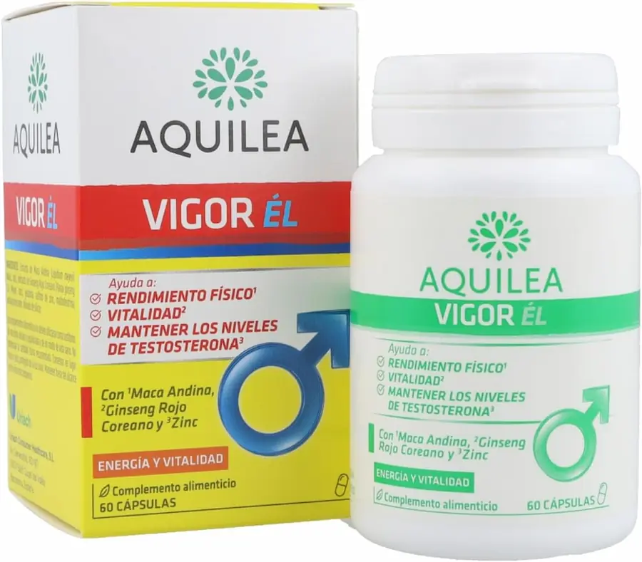 Aquilea vigor él con maca andina y ginseng peruano